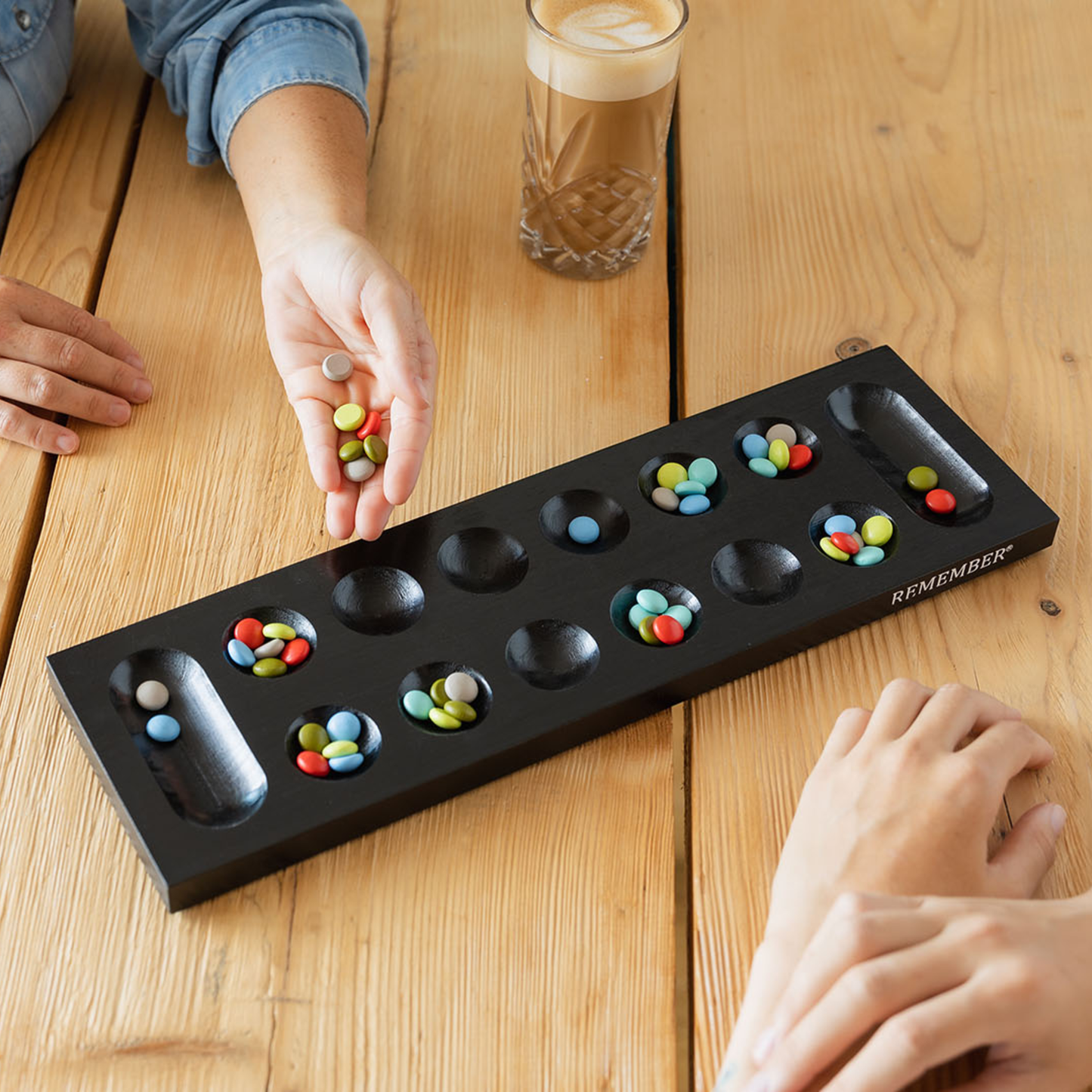 Mancala | Modern Wood Stone Game
