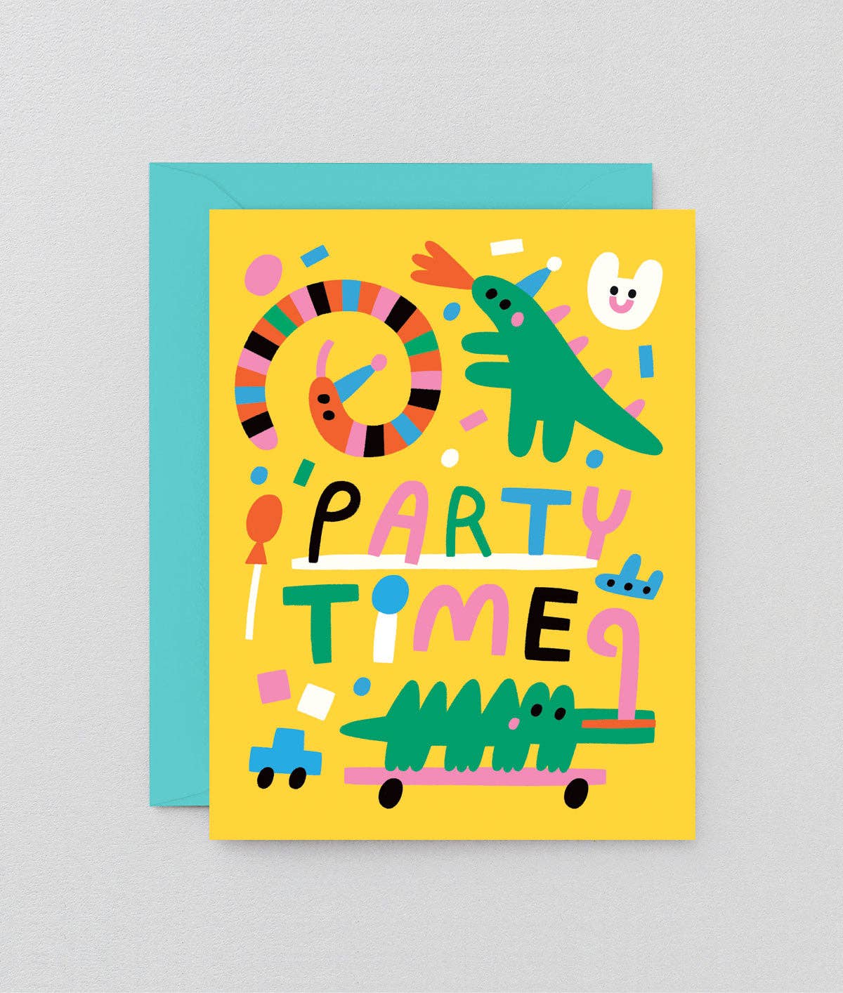 Party Time Animals Birthday Card