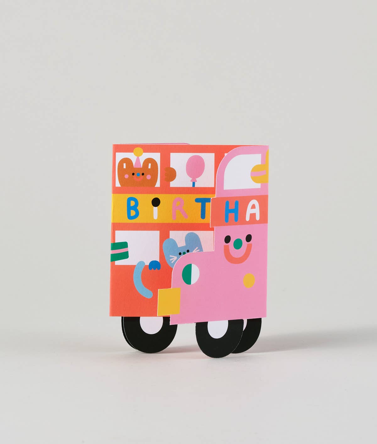 Birthday Bus Fold Out Card