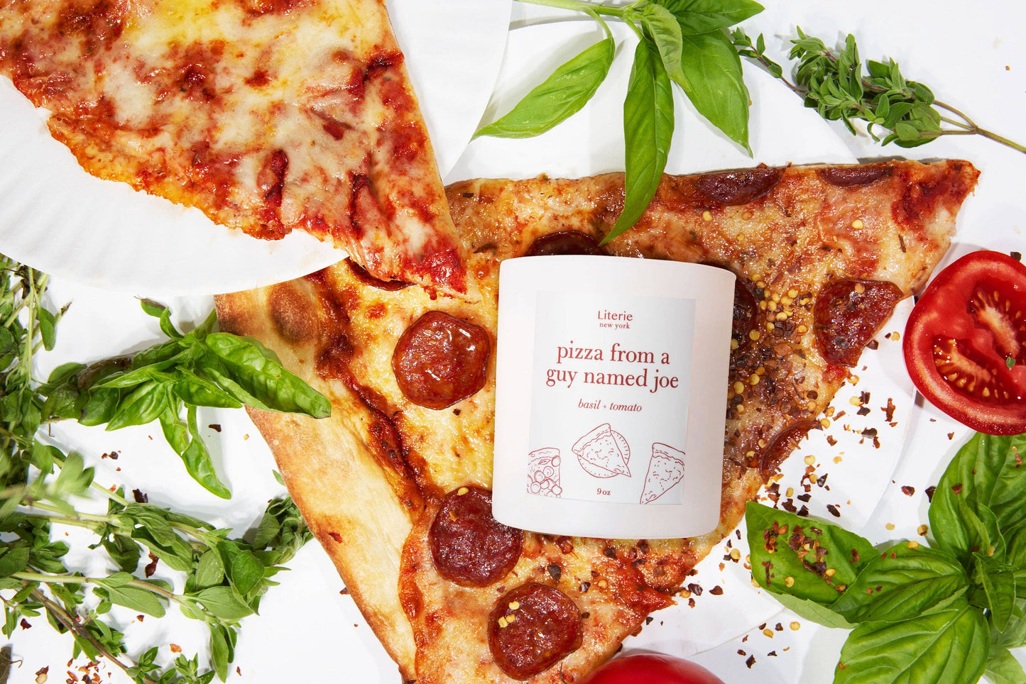 Pizza From A Guy Named Joe Candle