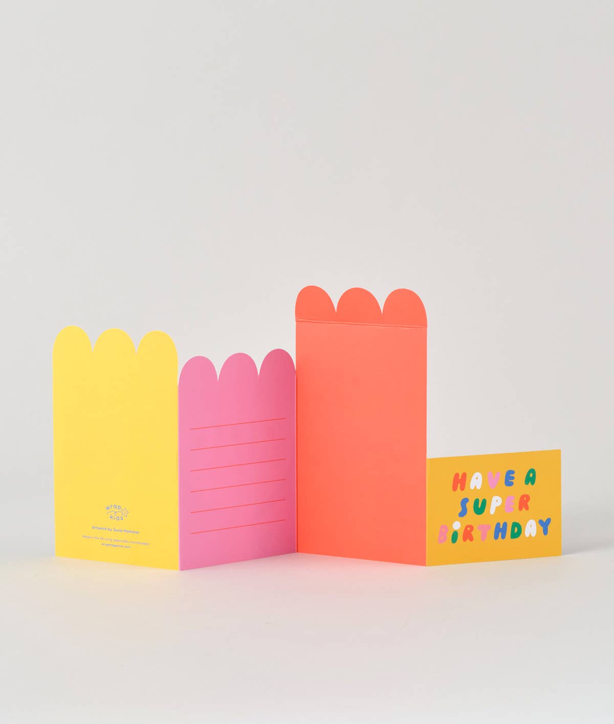 Flowers Fold Out Birthday Card