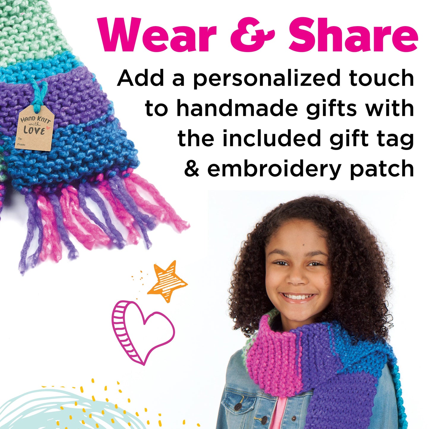 Learn to Knit A Pocket Scarf | Craft Kit