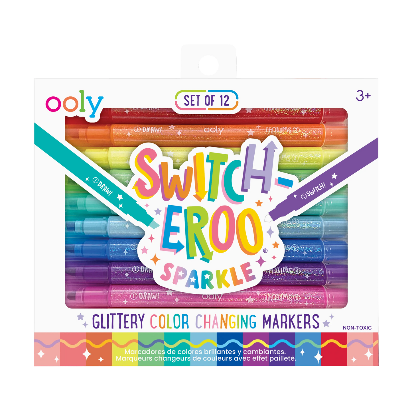 Switch-Eroo Sparkle | Glittery Color Changing Markers