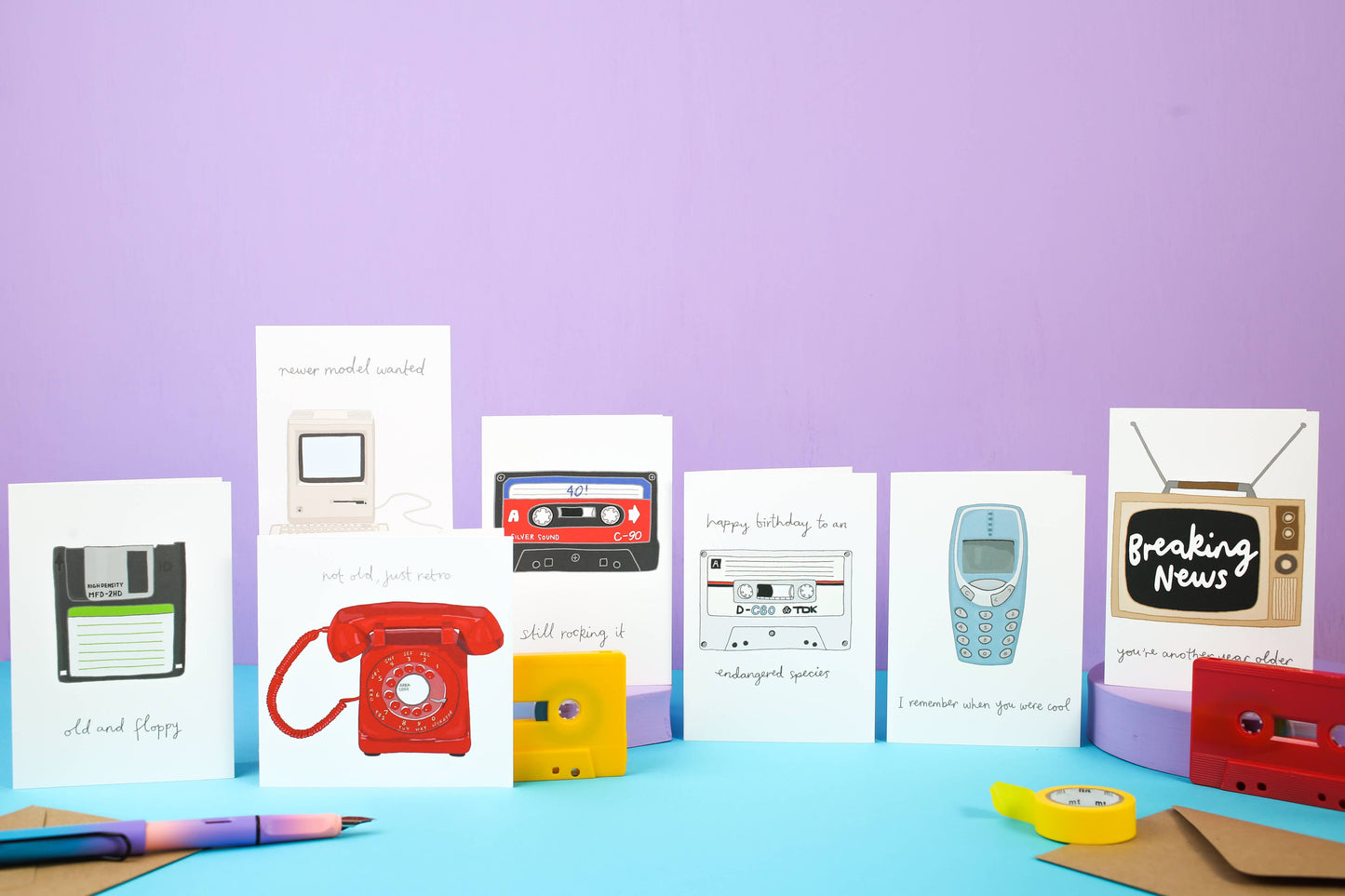 Floppy Disc Birthday Card