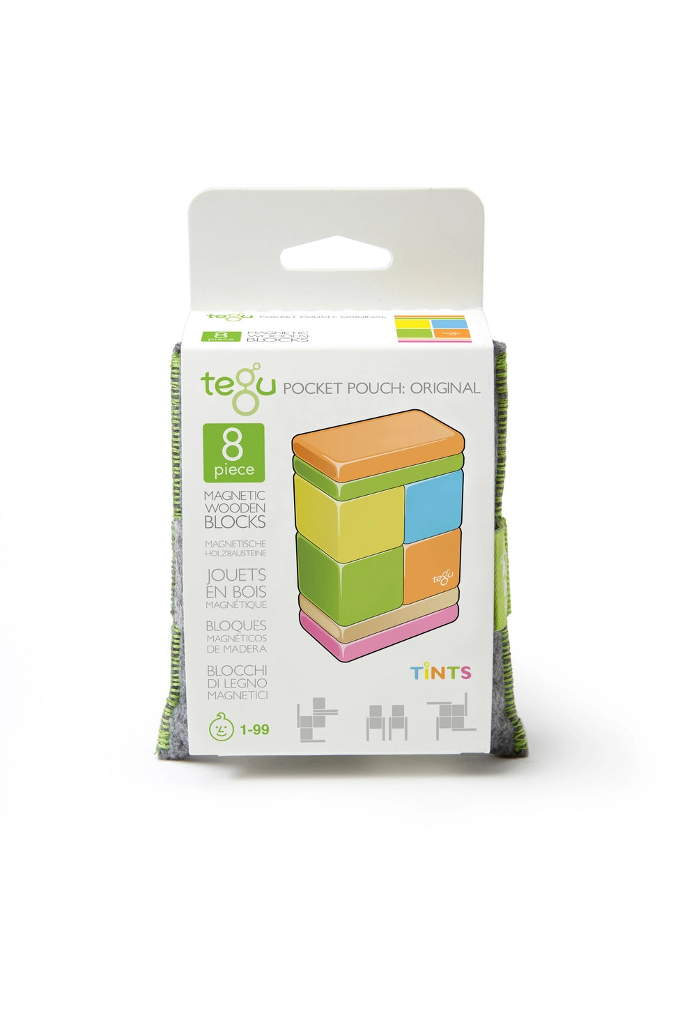 Original Pocket Pouch | Magnetic Wooden Block Set