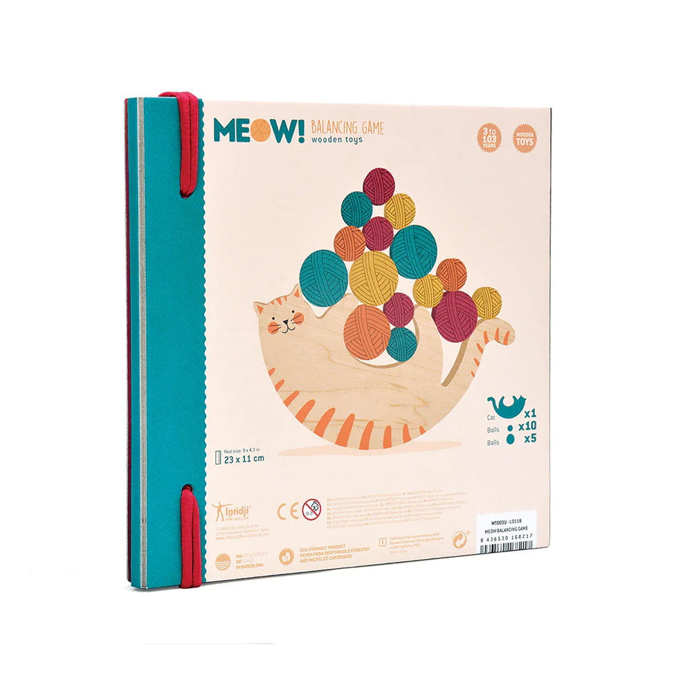 Meow Wooden Balancing Game
