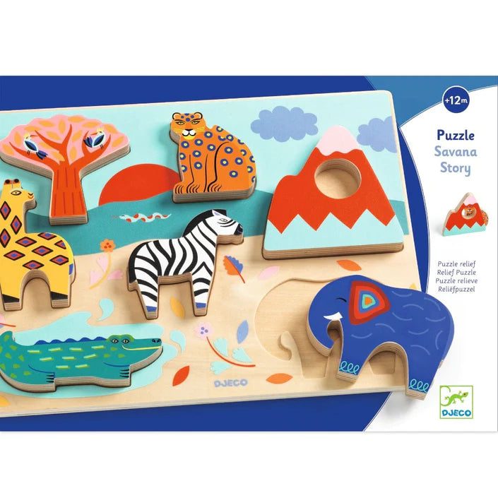 Savana Story Wooden Puzzle