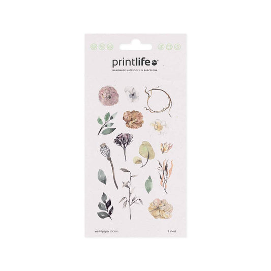 Washi Paper Stickers | Botanical