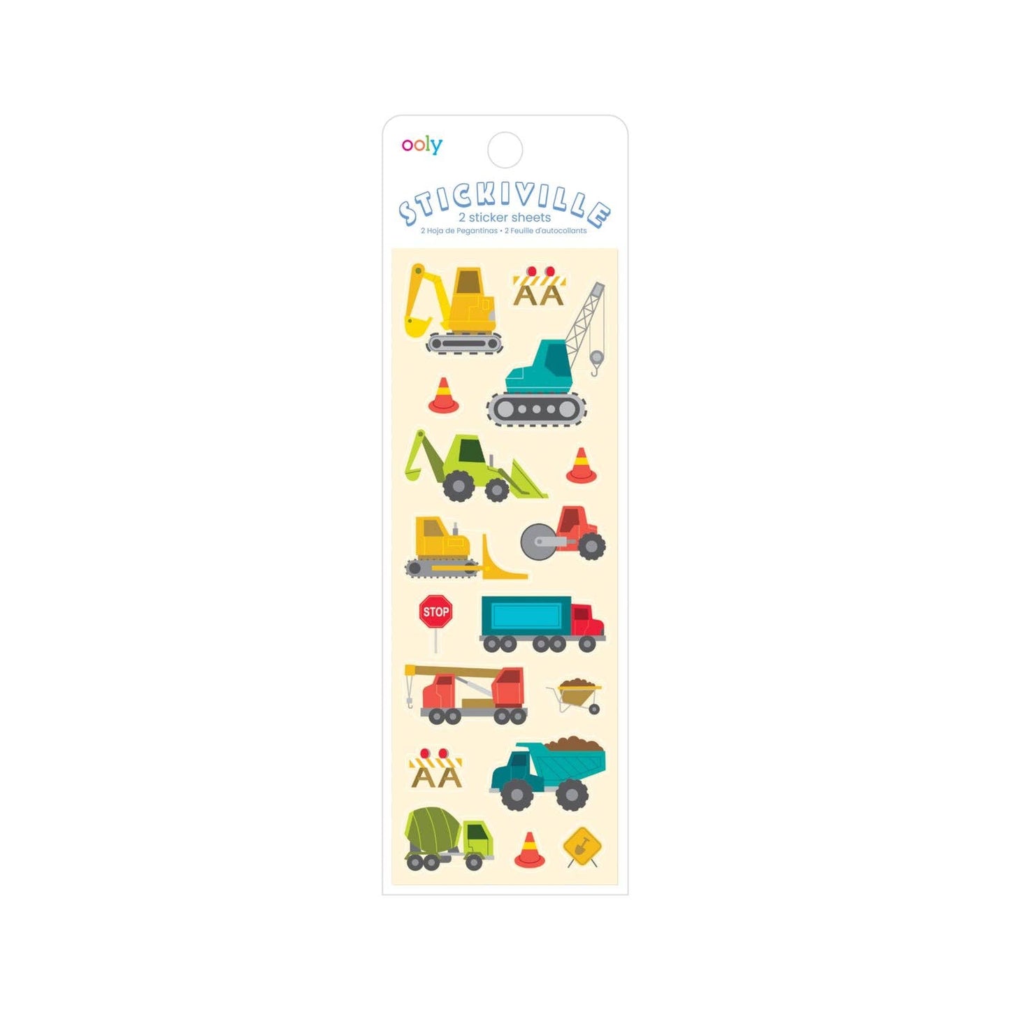 Stickiville Stickers | Construction Vehicles