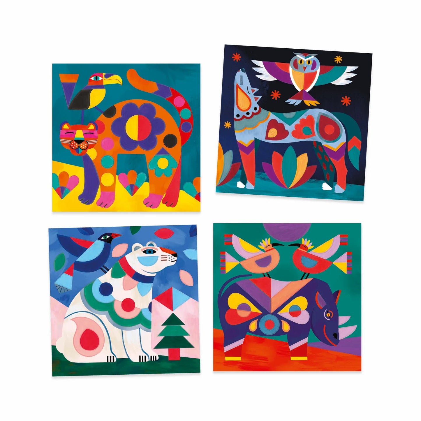 Fanciful Bestiary Surprise Watercolor Painting Set