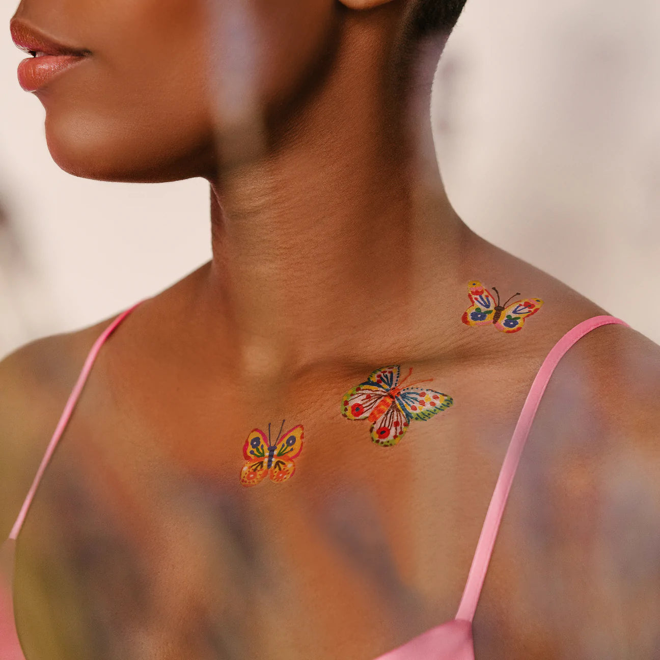 Fluttering Colors Tattoo Set