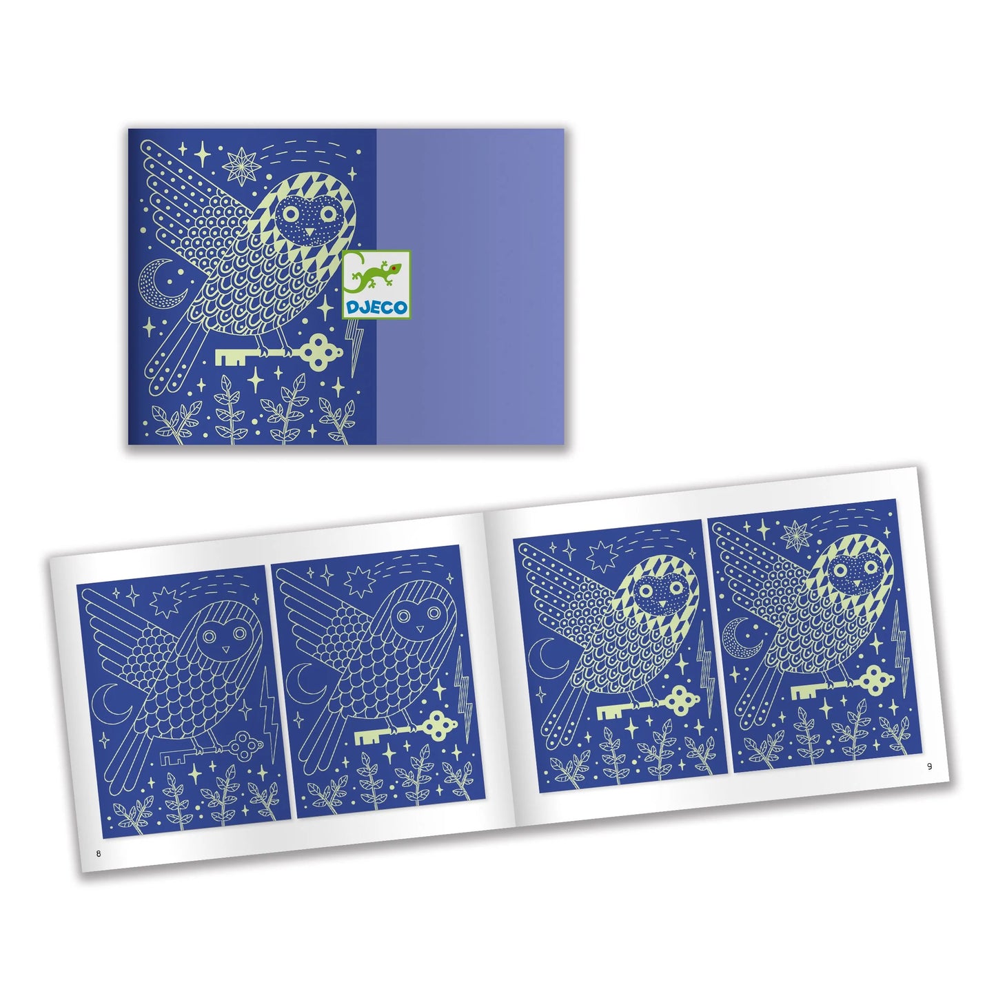 Glow-in-the-Dark Scratch Card Activity Set