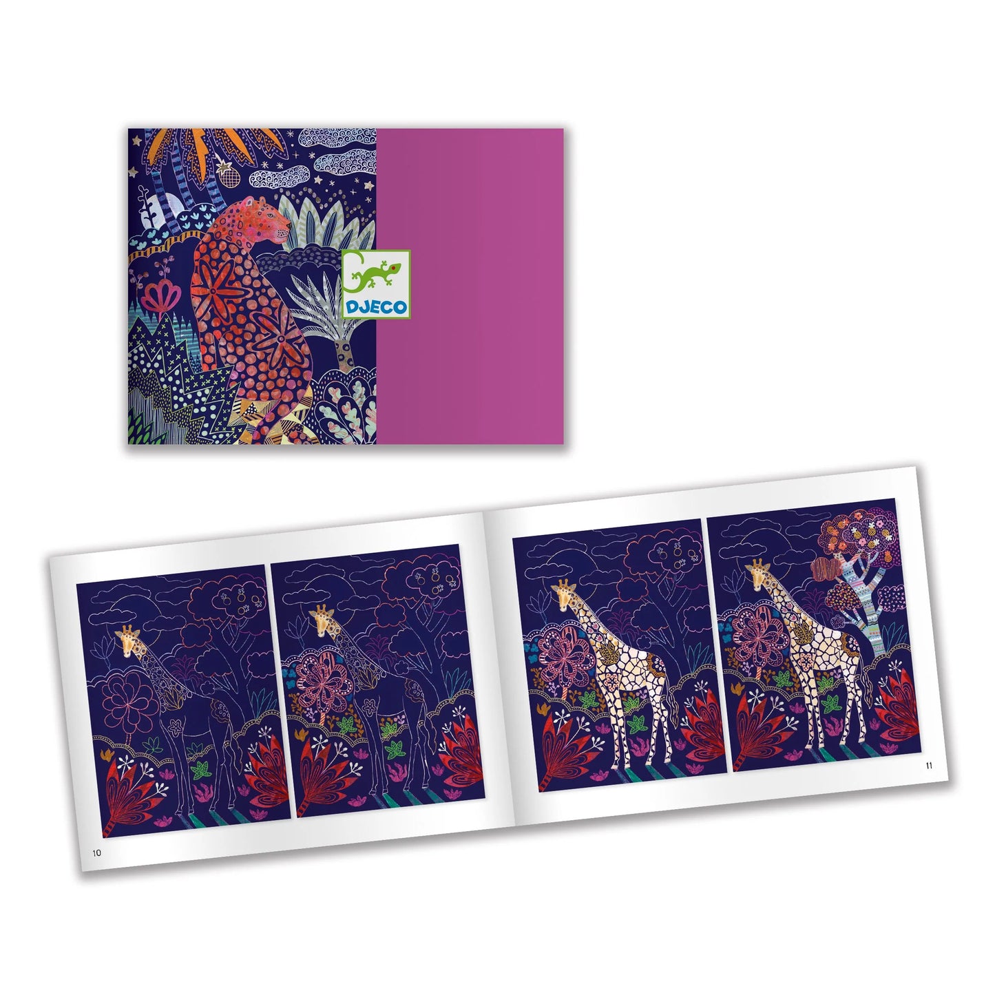 Safari Lush Nature Scratch Card Activity Set