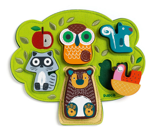 Oski Felt and Wood Puzzle