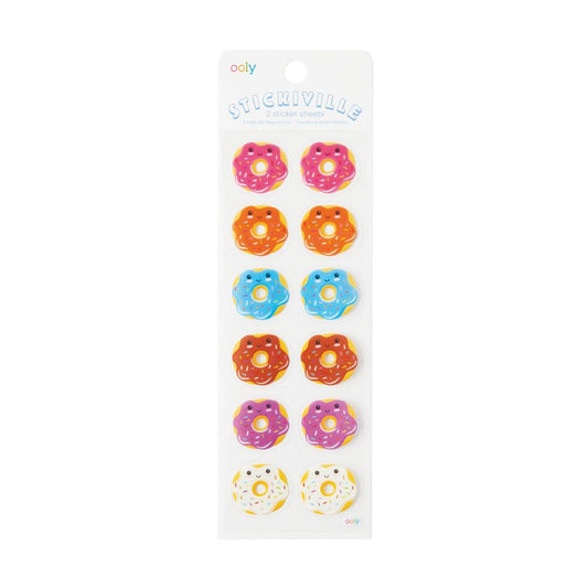 Stickiville Stickers | Happy Donuts