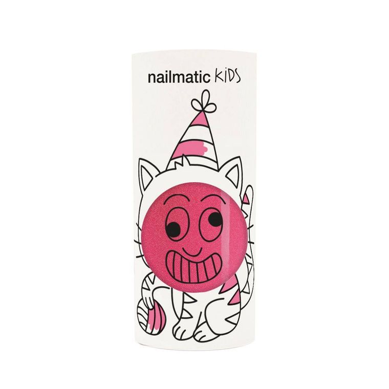 Kitty Nail Polish | Glitter Fuchsia