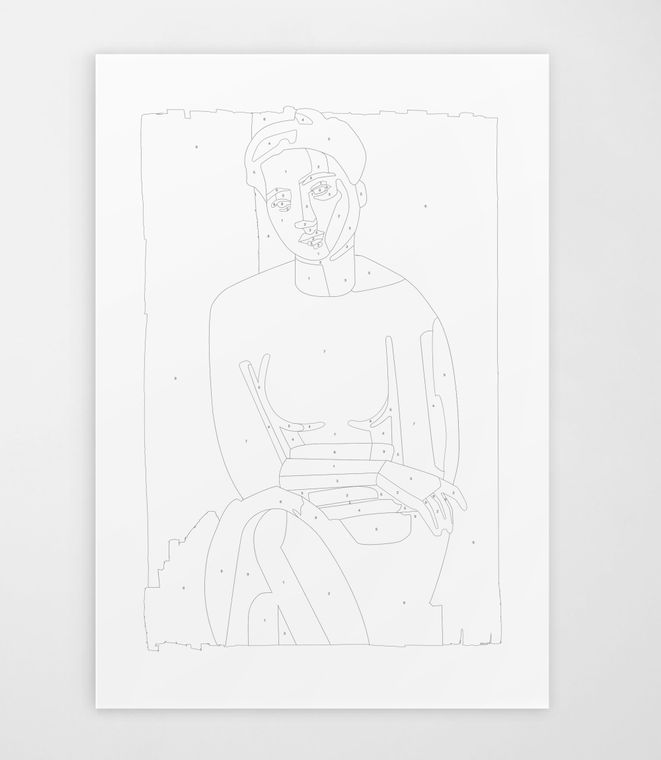Portrait of Hanne  |  Paint By Numbers Kit
