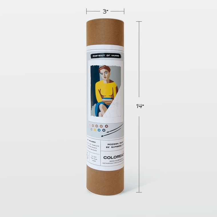 Portrait of Hanne  |  Paint By Numbers Kit