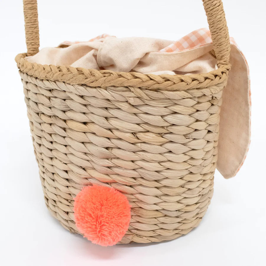 Gingham Bunny Basket