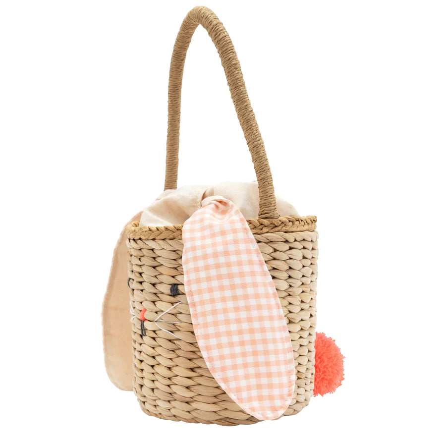Gingham Bunny Basket